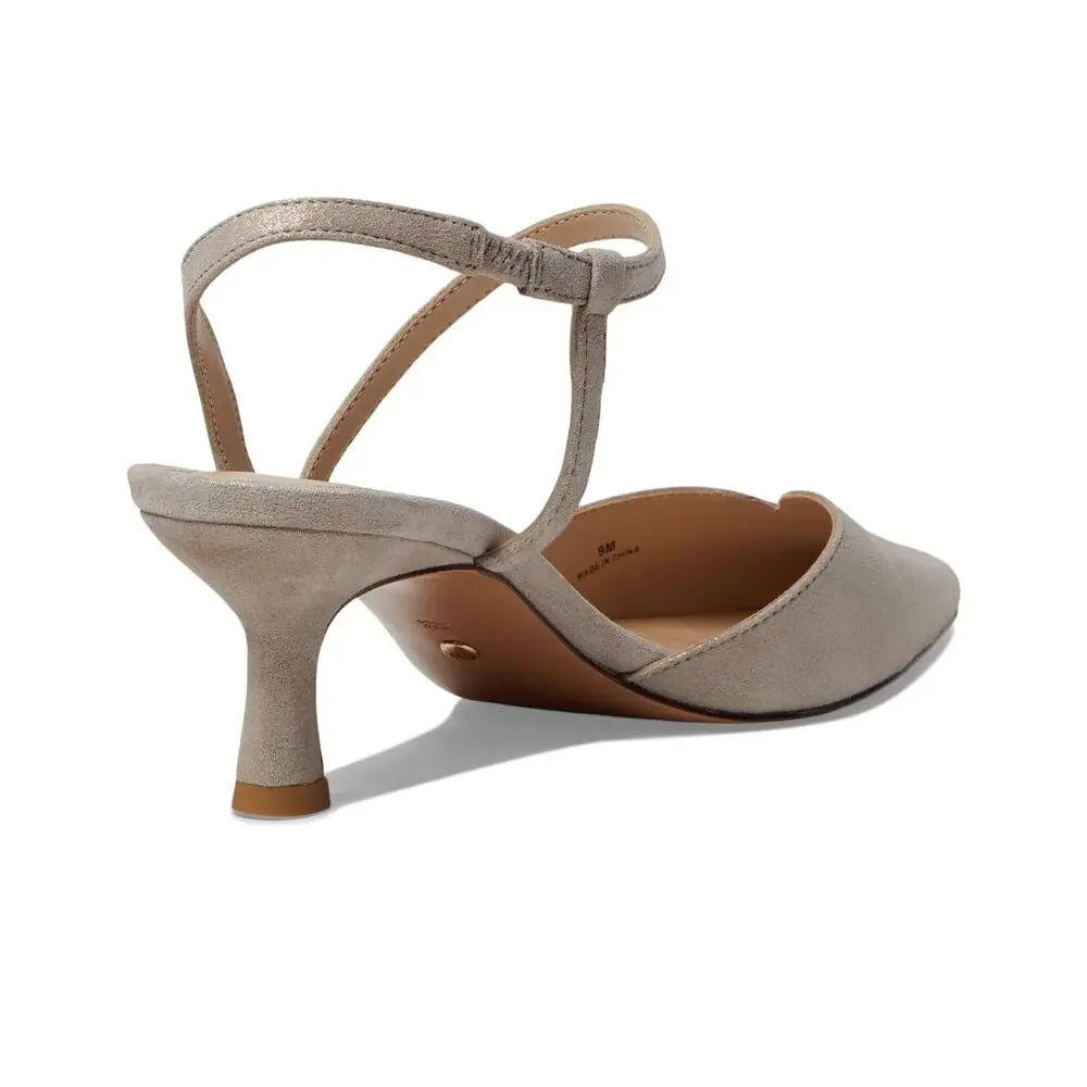 PELLE MODA WOMENS KEARN DARK TAUPE 7.5 MEDIUM